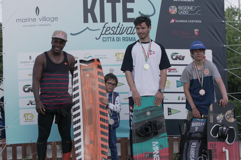 Dante Romeo Marrero vince la gara TT:R al Kite Festival Città di Roma